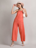 Gorgeous orange pure organic cotton jump suit