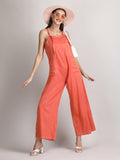 Gorgeous orange pure organic cotton jump suit