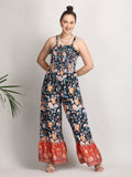 Gorgeous multiprint soft organic cotton jumpsuit