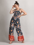 Gorgeous multiprint soft organic cotton jumpsuit